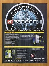 2003 ATI Radeon 9800 Graphics Card Print Ad/Poster Official Authentic Art Rare picture