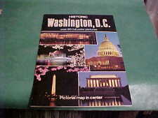 1973 COLOR PICTURE MAP BOOK HISTORIC WASHINGTON D. C. picture