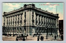 Cleveland OH-Ohio, U.S. Post Office, Antique Vintage Souvenir Postcard picture