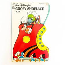 Vintage 1988 Disney Goofy Shoelace Book picture