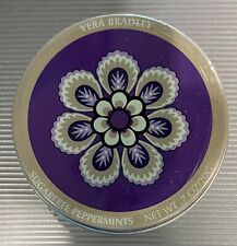 Vera Bradley Sugarfree Peppermints Simply Violet Tin .7 oz New Sealed picture