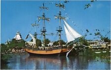 Early Disneyland Postcard SAILING SHIP COLUMBIA C-12 NT: 0354 A-O Series 1956-66 picture