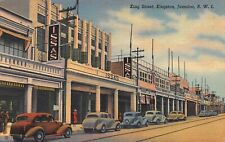 King Street, Kingston, Jamaica, British West Indies, 1939 Postcard, Used picture