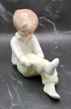 VTG 1960's Glazed Hand Painted Porcelain Figurine by Aquincum Budapest, Hungary picture