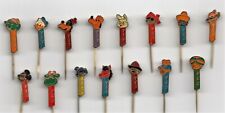 PEZ Disney Characters Complete Set of 15 Pins Badges  picture