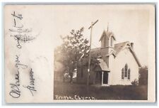Lockwood Missouri MO Postcard RPPC Photo Presbyterian Church c1910's Antique picture