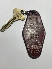 Vintage Riviera Motel Of Hollywood , Calie Room Key & Fob #105 picture