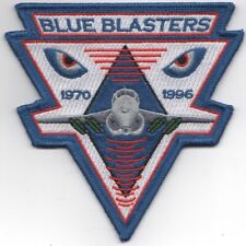 US NAVY VA-34 Blue Blasters A-6E INTRUDER 'EYES' Decommissioning Triangle Patch picture