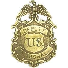 Denix Deputy U.S. Marshal Badge Brass Finish picture
