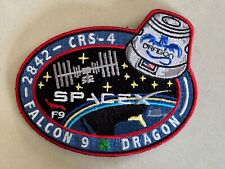 SpaceX CRS-4 Official Employee Number Patch Falcon 9 NASA Dragon picture