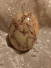 Vintage Beige Polished Natural Marble Stone Egg 3