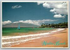 Wailea Beach Maui Hawaii HI Continental Postcard picture