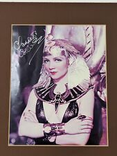 CLAUDETTE COLBERT Hand Signed Autograph of Cleopatra Print picture