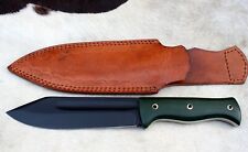 OSTRA 1095 HIGH CARBON STEEL HANDMADE BUSH CRAFT HUNTING CAMPING KNIFE w MICARTA picture
