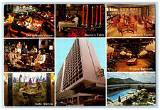 c1950's Holiday Inn Golden Kowloon Hong Kong Vintage Multiview Postcard picture