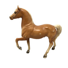 VTG Breyer Horse Family Arabian Stallion Mare Palomino w/ Horse Bit Light picture