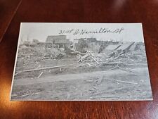 Postcard NE Nebraska Omaha 1913 Tornado Damage 31st And Hamilton Street Area picture