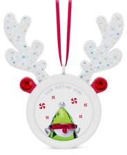 NIB- SWAROVSKI CRYSTAL Ornament Holiday Cheers Reindeer Picture Frame 5596391 picture