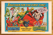 1987 DC Comics Infinity Inc/The Outsiders Vintage Print Ad/Poster Promo Art 80s picture