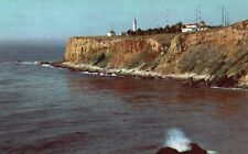 Postcard CA Palos Verdes Peninsula Point Vicente Lighthouse Vintage PC J7991 picture