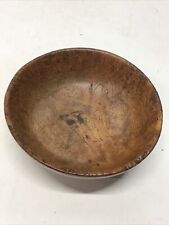 Antique Small 1800’s Primitive American Ash Wood Burl Bowl 6”wide x 2.25” Tall picture