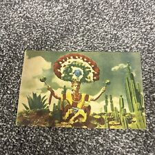 Postcard Antique Danza de La Pluma Oaxaca México Feather Dance Dancer picture