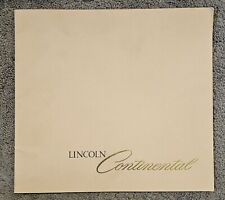 Original 1978 Lincoln Continental Deluxe Sales Brochure Catalog Town Car Coupe picture
