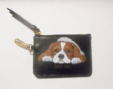 Cavalier King Charles Spaniel Dog Designer Coin Purse with Key Ring picture