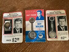 JFK/JOHN F KENNEDY MEMORIAL/COMMEMORATIVE KEYCHAIN, MONEY CLIP AND KEY HOLDER picture