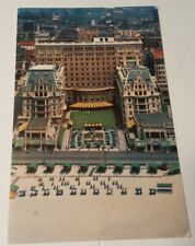 1950s postcard air view Terrace at Hotel Dennis Atlantic City NJ Ballys casino picture