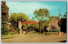 Postcard Entrance to the Fountain of Youth St. Augustine Florida picture