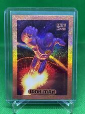1994 Marvel Masterpieces Ironman Bronze Holofoil Limited Edition Card # 5/10 picture