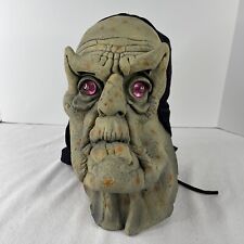 Monster Witch Wizard Rubber Mask Won’t Light Up Eyes Halloween Paper Magic*Read picture