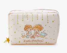 Sanrio Japan Little Twin Stars Original Pouch Glittering Gold Stars Travel Case picture