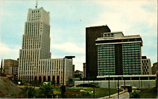 Postcard Rubber Capital Of The World Akron Ohio Chrome Unposted picture