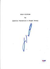 JOHN TRAVOLTA SIGNED PULP FICTION FULL 106 PAGE SCRIPT AUTHENTIC AUTOGRAPH PSA C picture