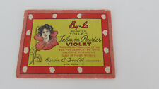 By-Lo Talc Powder vintage 1900s Byron C Gould Fink's Pharmacy Springfield, MO picture