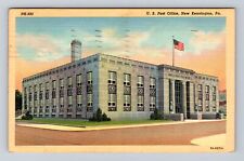 New Kensington PA-Pennsylvania, U.S Post Office, Antique Vintage c1944 Postcard picture