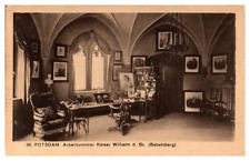 Postcard White Border Germany Potsdam Study of Kaiser Wilhelm the Elder UNP picture