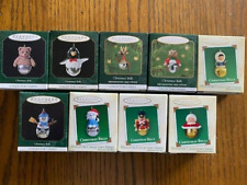 Hallmark Keepsake Ornaments Miniatures Christmas Bell Series Lot of 9 NIB Jingle picture