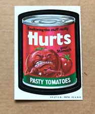 1973 Topps Wacky Packages 2nd Series Hurts Tomatoes Tan Back  ( ex ) picture
