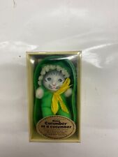 RARE VINTAGE Kitty Cucumber In A Cucumber, Baby Pickles #50596 1986 picture