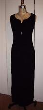 Vintage EUC SUPER Et Vous Paris Long Black Gown Dress size 6 picture