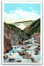 c1940 Cantilever Bridge Dead Horse Gulch White Pass Yukon Route Vintage Postcard picture