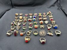 Ancient near eastern 51 Antique old mix rings from Afghanistan RARE PEACE picture