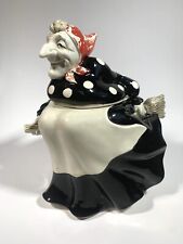 VINTAGE COOKIE JAR * Witch, Fitz and Floyd, 1979, RARE Halloween Japan (041544) picture