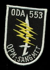 US Army Special Forces ODA 553 OPM-SANG MTT Patch S-24 picture
