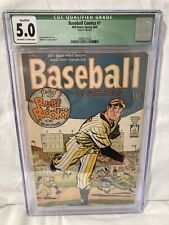 Baseball Comics #1 (Spring 1949, Will Eisner) Rare, CGC QUALIFIED Graded (5.0) picture