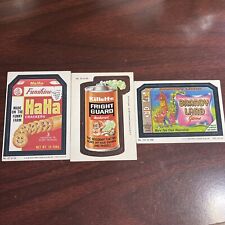 Vintage TOPPS Chewing Gum Wacky Packages Stickers Trading Cards 1979-80 Lot of 3 picture