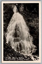Postcard RPPC c1940s Corbett OR Fairy Falls Columbia River Highway Real Photo picture